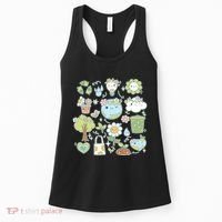 Cute Retro Hippie Celebrate Earth Day Women's Tank Top thumb 0