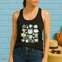 Cute Retro Hippie Celebrate Earth Day Women's Tank Top thumb 2