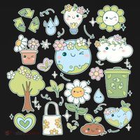 Cute Retro Hippie Celebrate Earth Day Toddler Hoodie thumb 2