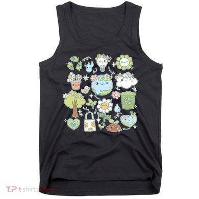 Cute Retro Hippie Celebrate Earth Day Tank Top