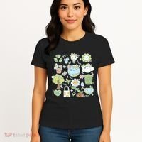 Cute Retro Hippie Celebrate Earth Day Women's T-Shirt thumb 4