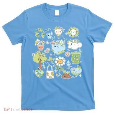 Cute Retro Hippie Celebrate Earth Day T-Shirt