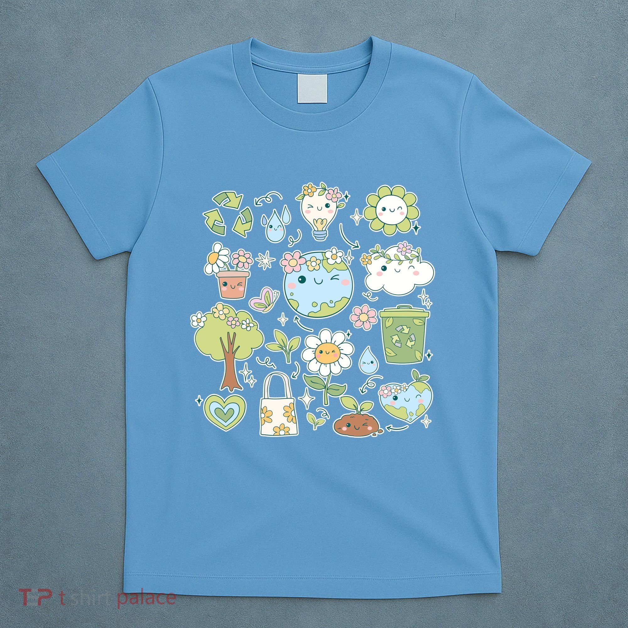 Cute Retro Hippie Celebrate Earth Day T-Shirt