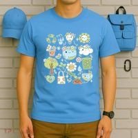 Cute Retro Hippie Celebrate Earth Day T-Shirt thumb 5
