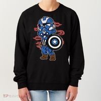 Captain Robotic Helmet Trooper Women's Sweatshirt thumb 0