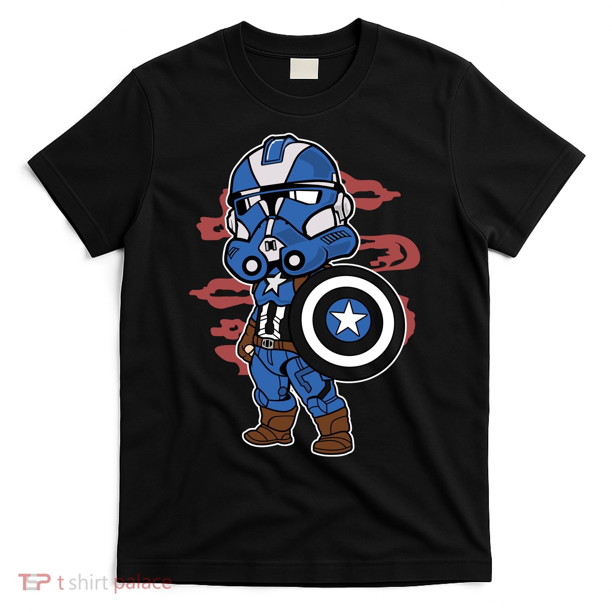 Captain Robotic Helmet Trooper T-Shirt