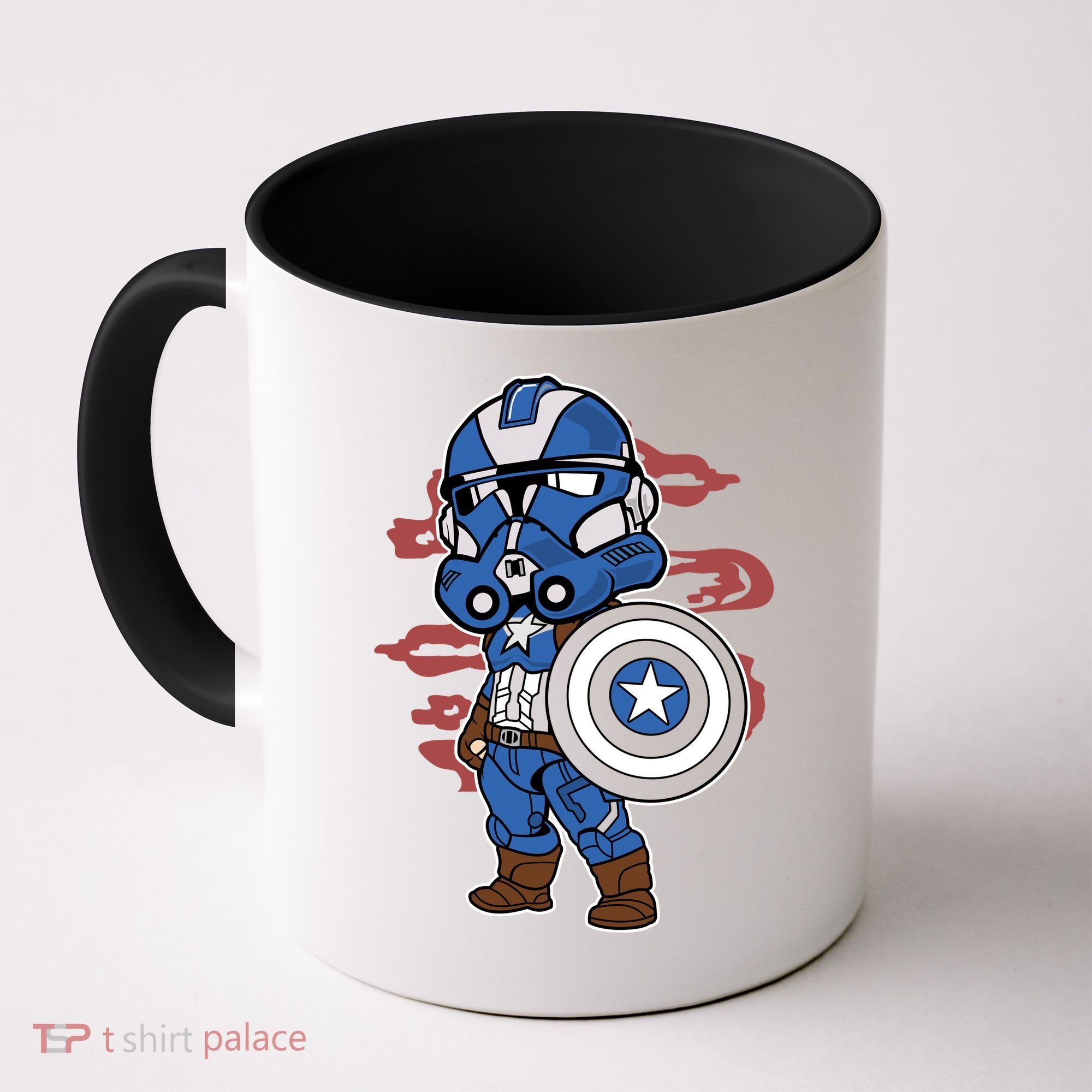 Captain Robotic Helmet Trooper Coffee Mug
