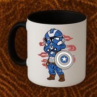 Captain Robotic Helmet Trooper Coffee Mug thumb 2