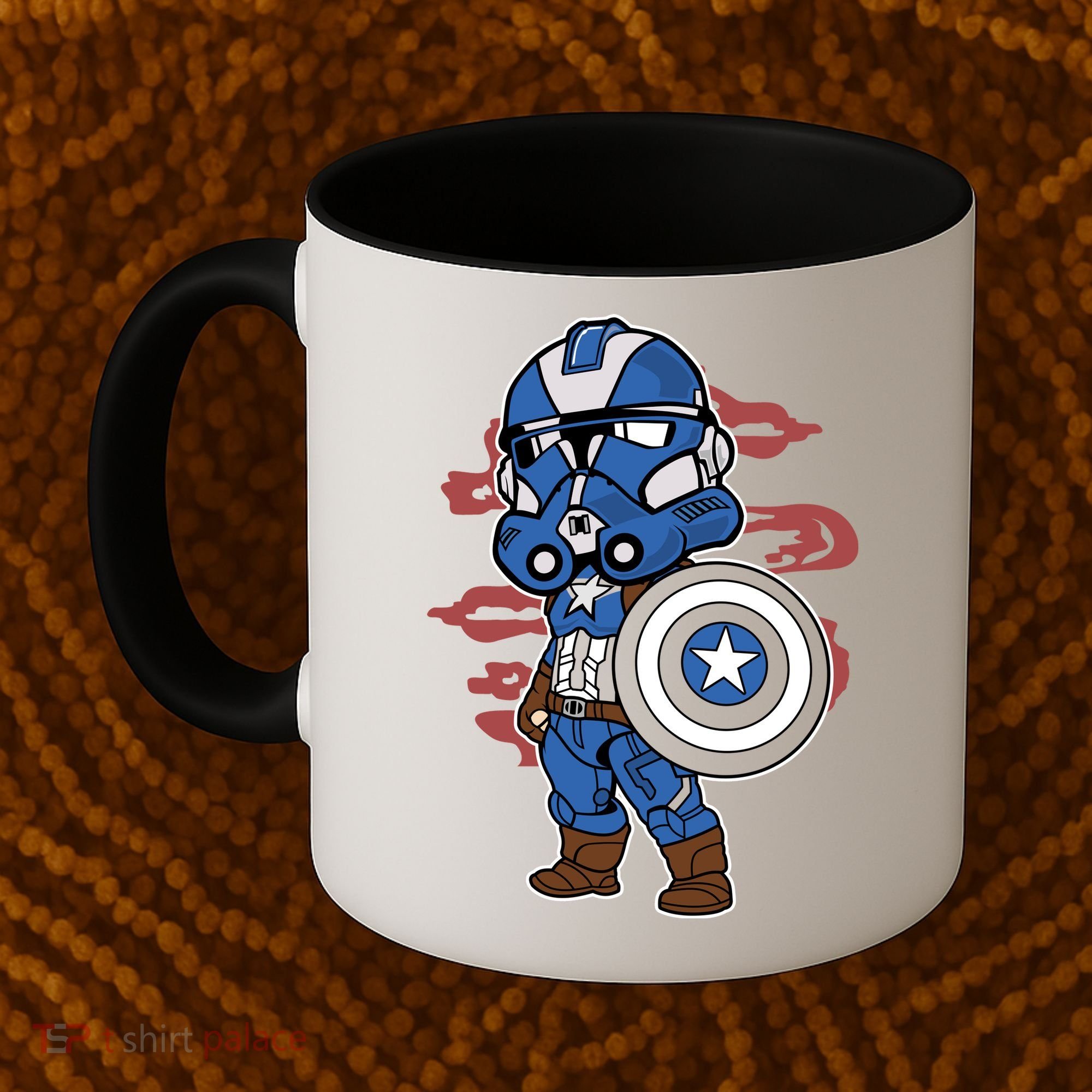 Captain Robotic Helmet Trooper Coffee Mug