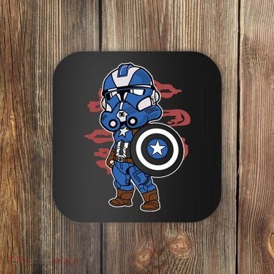 Captain Robotic Helmet Trooper Coaster