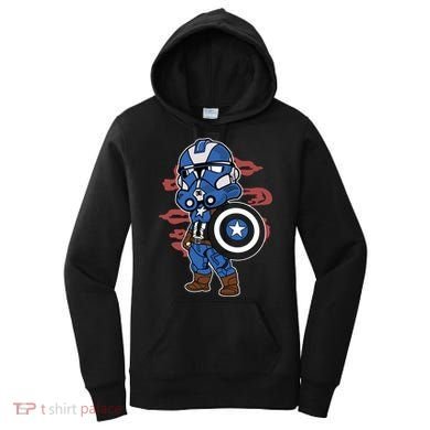 Captain Robotic Helmet Trooper Women's Hoodie