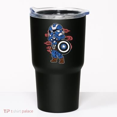Captain Robotic Helmet Trooper Tumbler