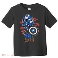 Captain Robotic Helmet Trooper Toddler T-Shirt thumb 0