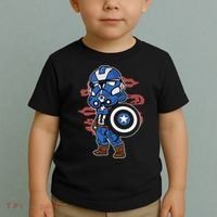 Captain Robotic Helmet Trooper Toddler T-Shirt thumb 2