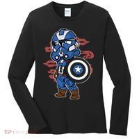 Captain Robotic Helmet Trooper Women's Long Sleeve Shirt thumb 0