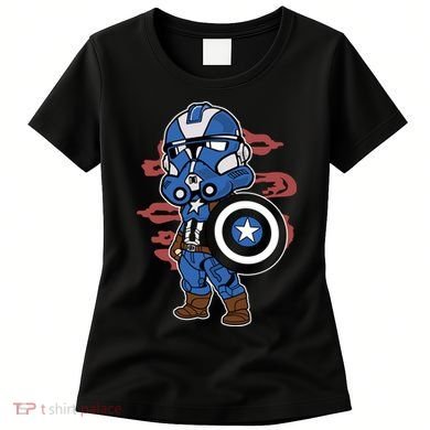 Captain Robotic Helmet Trooper Women's T-Shirt
