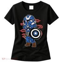 Captain Robotic Helmet Trooper Women's T-Shirt thumb 0
