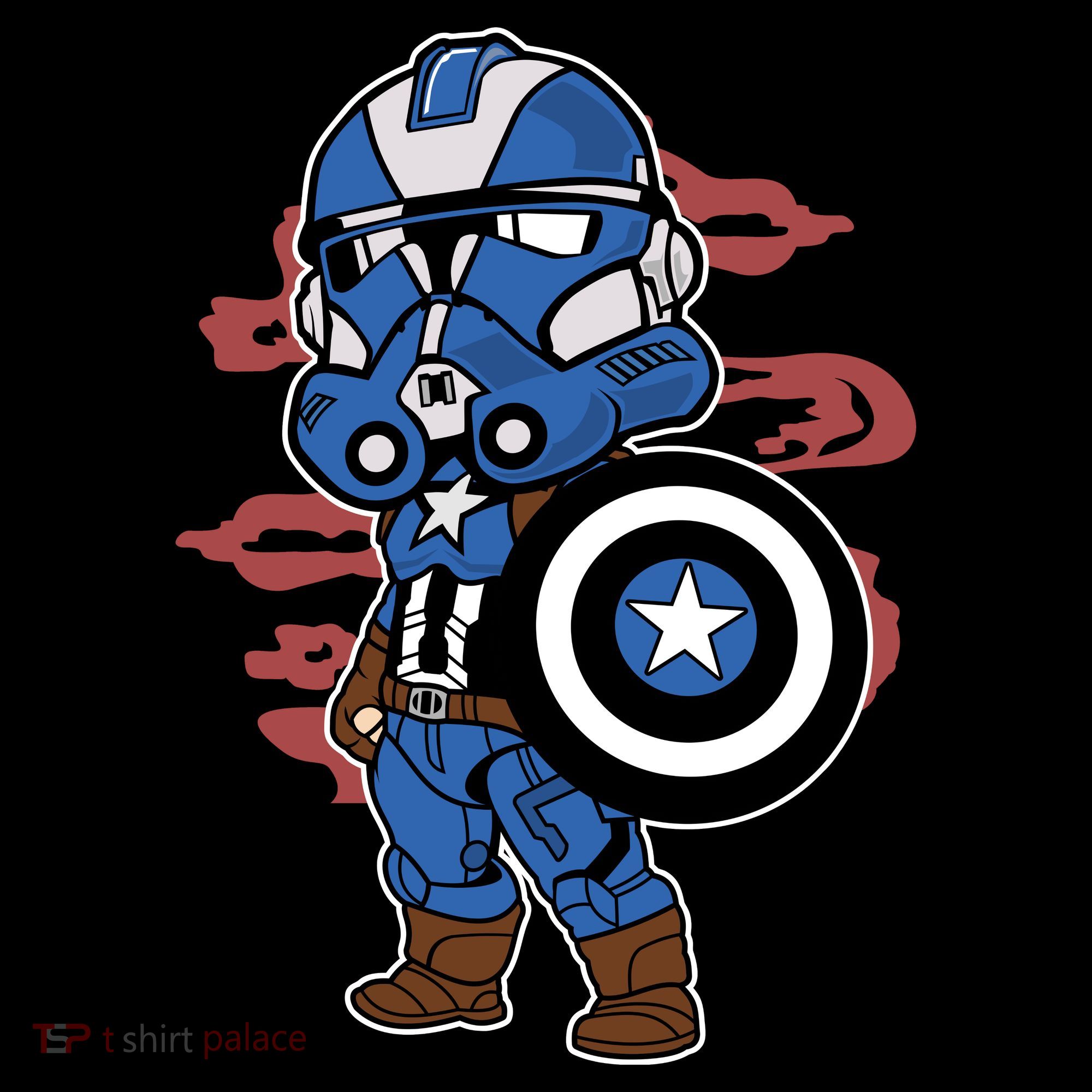Captain Robotic Helmet Trooper Women's T-Shirt
