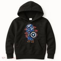 Captain Robotic Helmet Trooper Kids Hoodie thumb 0