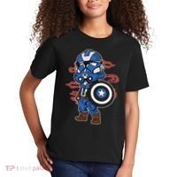Captain Robotic Helmet Trooper Kids T-Shirt thumb 2