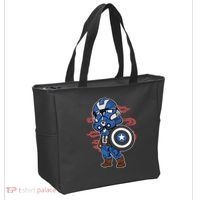 Captain Robotic Helmet Trooper Tote Bag thumb 2