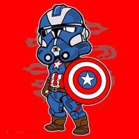 Captain Robotic Helmet Trooper Santa Hat thumb 1