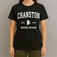 Cranston Rhode Island Ri Vintage Sports T-Shirt thumb 4