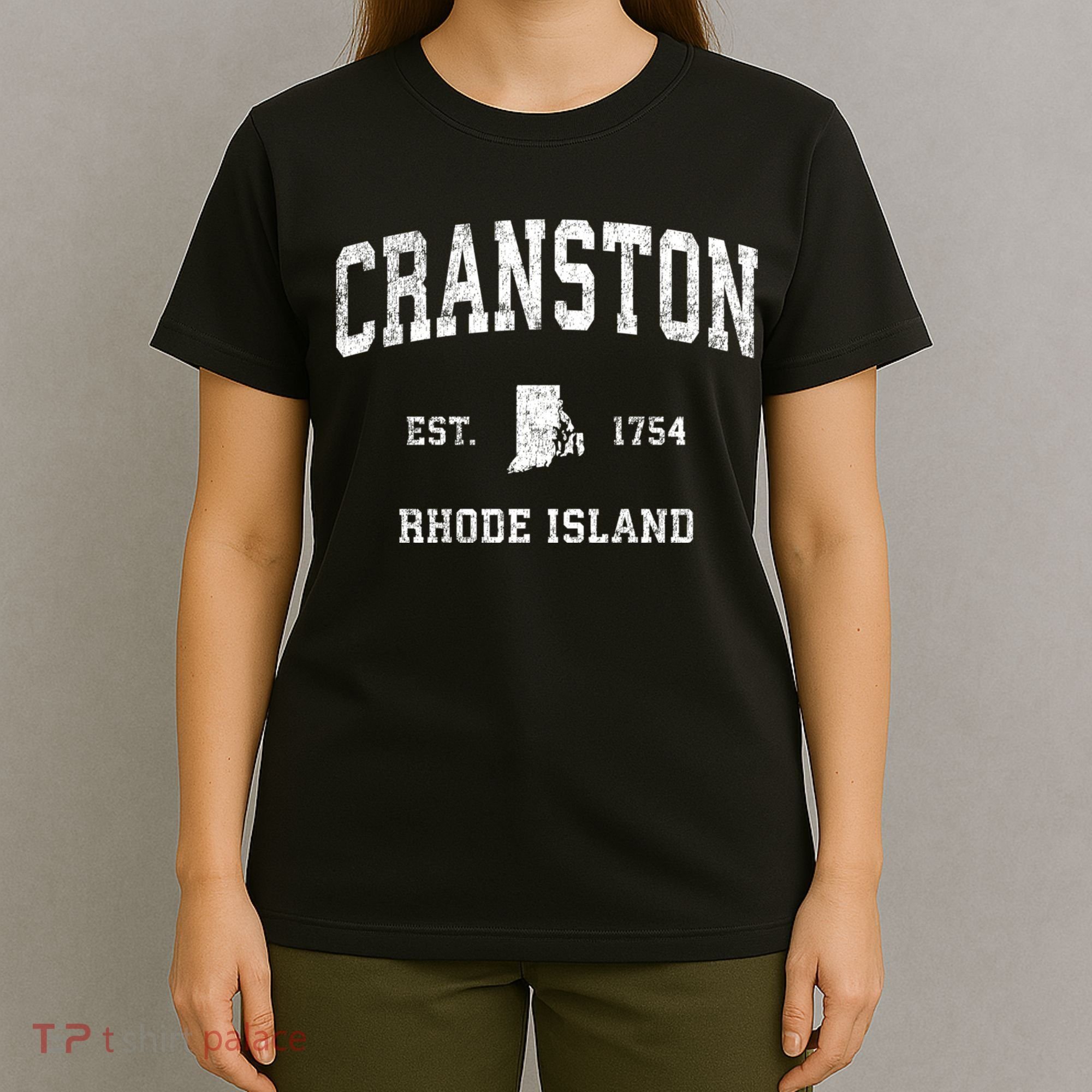 Cranston Rhode Island Ri Vintage Sports T-Shirt