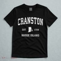 Cranston Rhode Island Ri Vintage Sports T-Shirt thumb 5