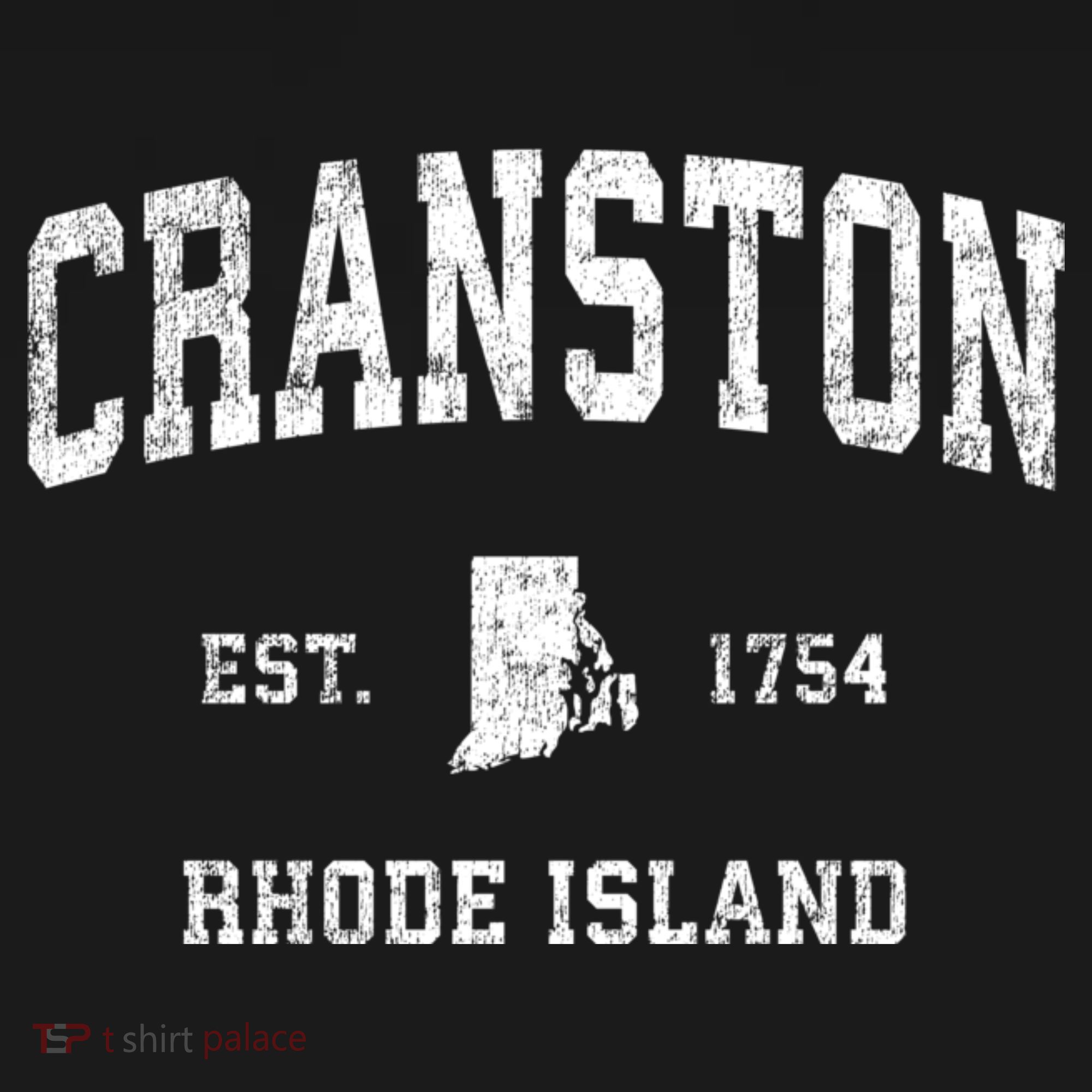 Cranston Rhode Island Ri Vintage Sports T-Shirt
