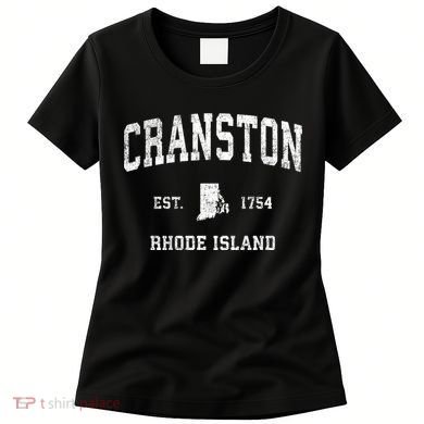 Cranston Rhode Island Ri Vintage Sports Women's T-Shirt