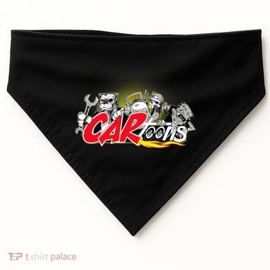 Cartoons Rust In Peace Design USA-Made Doggie Bandana
