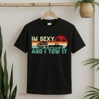 Camping RV Im Sexy And I Tow It RV Camper T-Shirt thumb 2