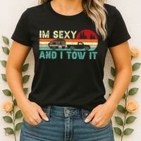 Camping RV Im Sexy And I Tow It RV Camper Women's T-Shirt thumb 2