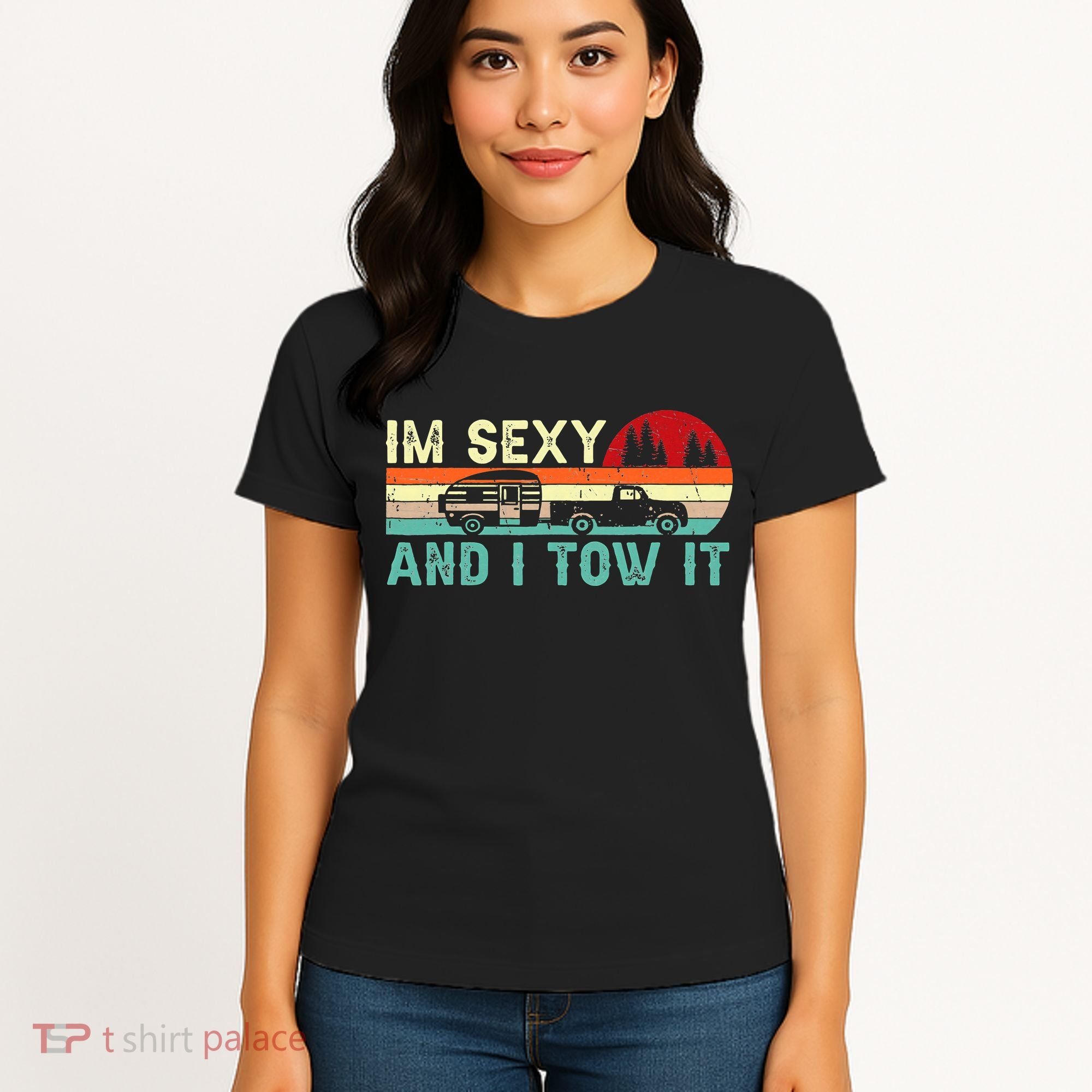 Camping RV Im Sexy And I Tow It RV Camper Women's T-Shirt