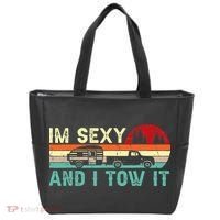 Camping RV Im Sexy And I Tow It RV Camper Tote Bag thumb 0