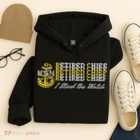 Chief Retired I Stood The Watch Hoodie thumb 4