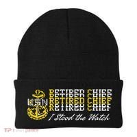 Chief Retired I Stood The Watch Beanie thumb 0