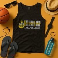Chief Retired I Stood The Watch Tank Top thumb 4