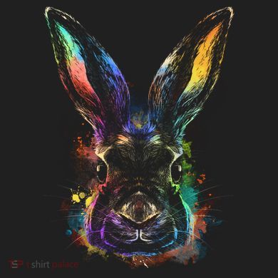 Colorful Rabbit Illustration 40oz Vacuum Insulated Stainless Steel Travel Tumbler