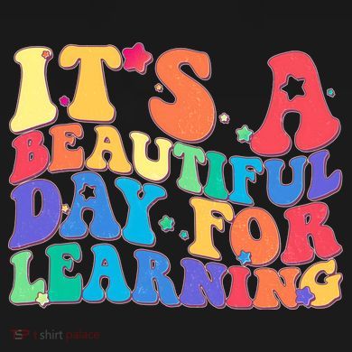 Colorful Retro It's A Beautiful Day For Learning Impact Tech Backpack