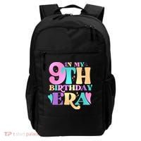 Cute Retro In My 9th Birthday Era Backpack thumb 0