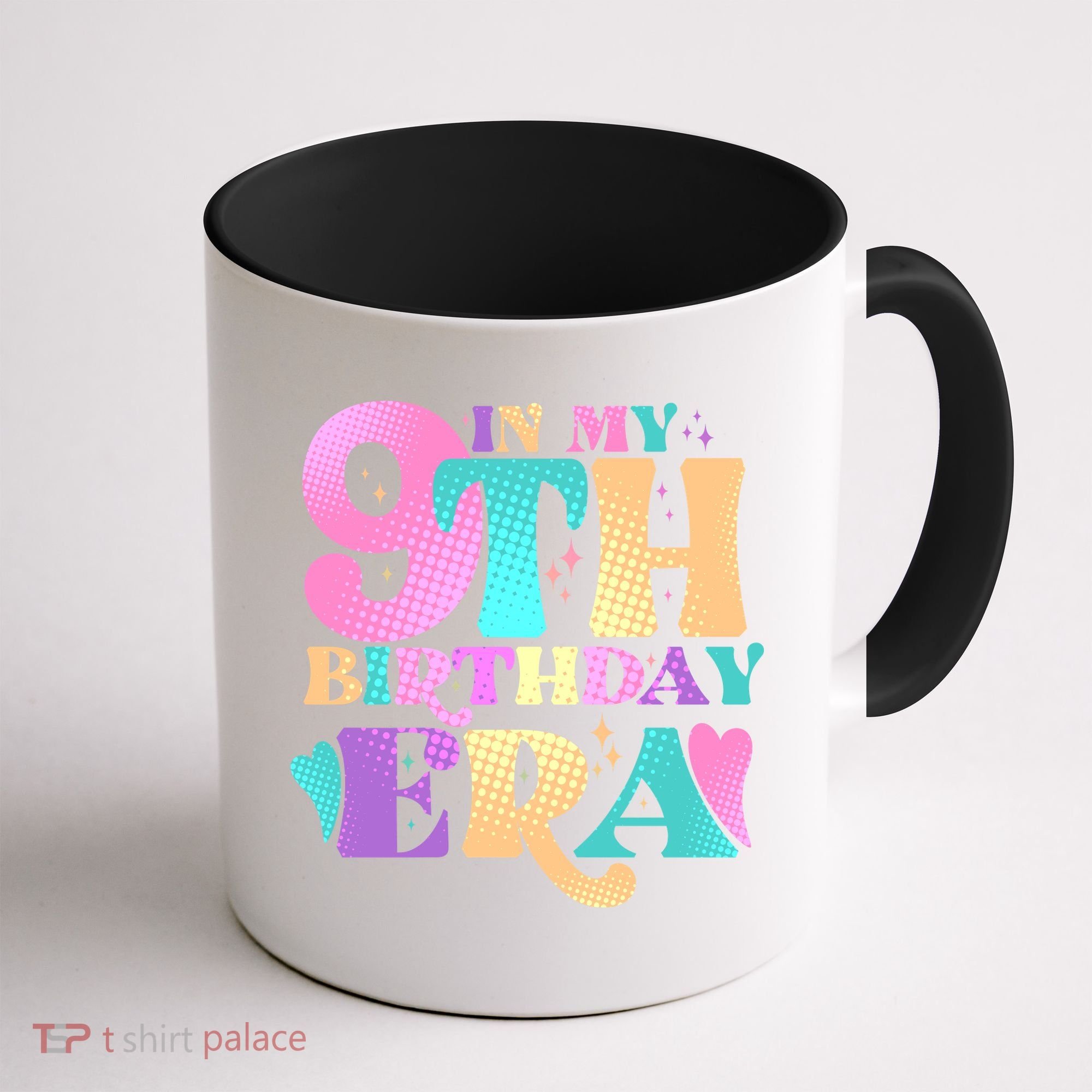 Cute Retro In My 9th Birthday Era Coffee Mug