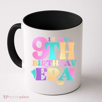 Cute Retro In My 9th Birthday Era Coffee Mug
