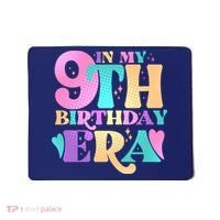 Cute Retro In My 9th Birthday Era Mousepad thumb 0