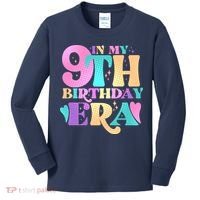 Cute Retro In My 9th Birthday Era Kids Long Sleeve Shirt thumb 0