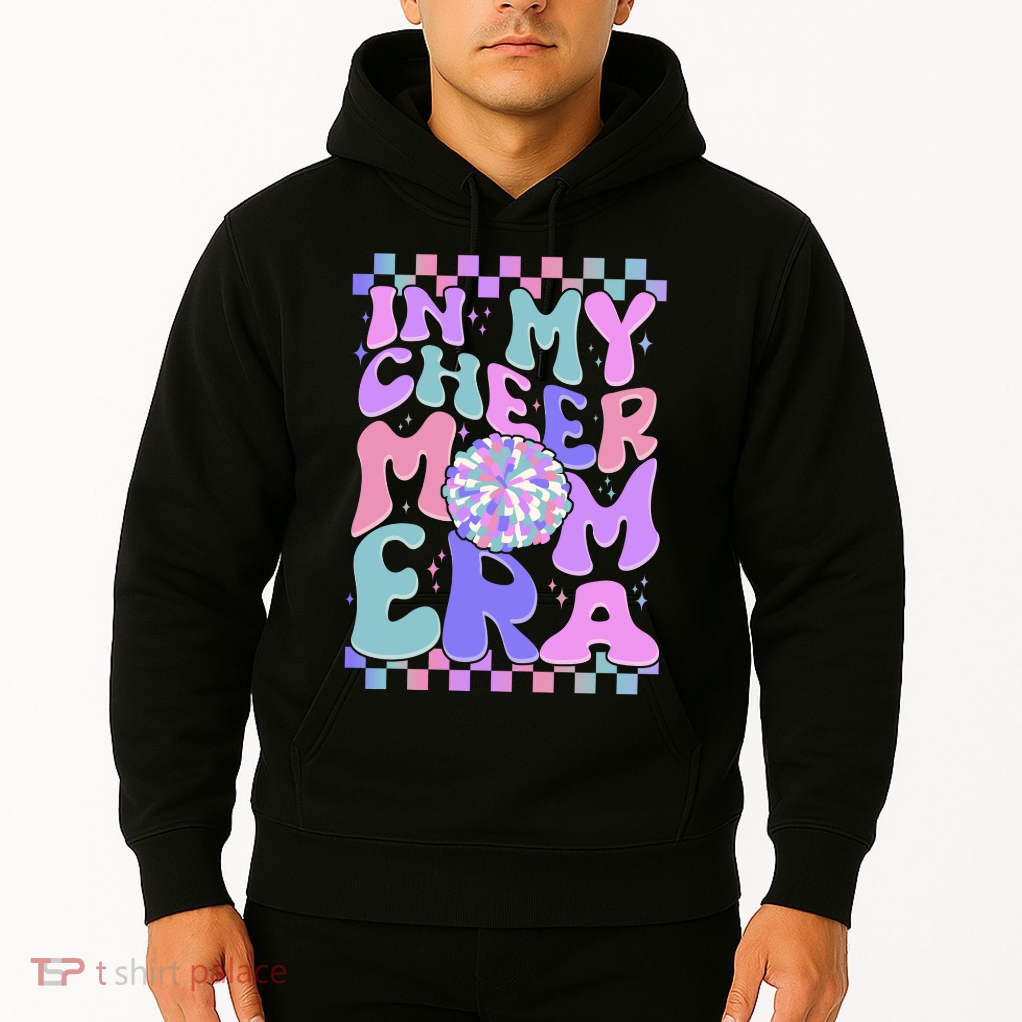 Cute Retro In My Cheer Mom Era Hoodie