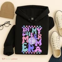 Cute Retro In My Cheer Mom Era Hoodie thumb 4