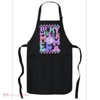 Cute Retro In My Cheer Mom Era Apron thumb 0