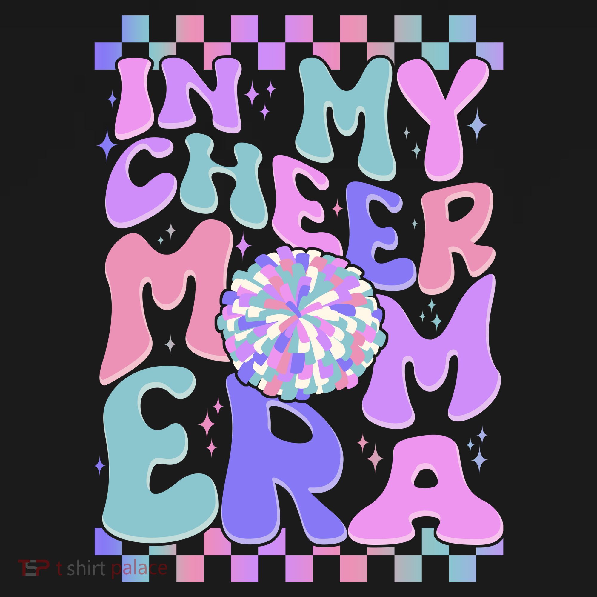 Cute Retro In My Cheer Mom Era Coaster
